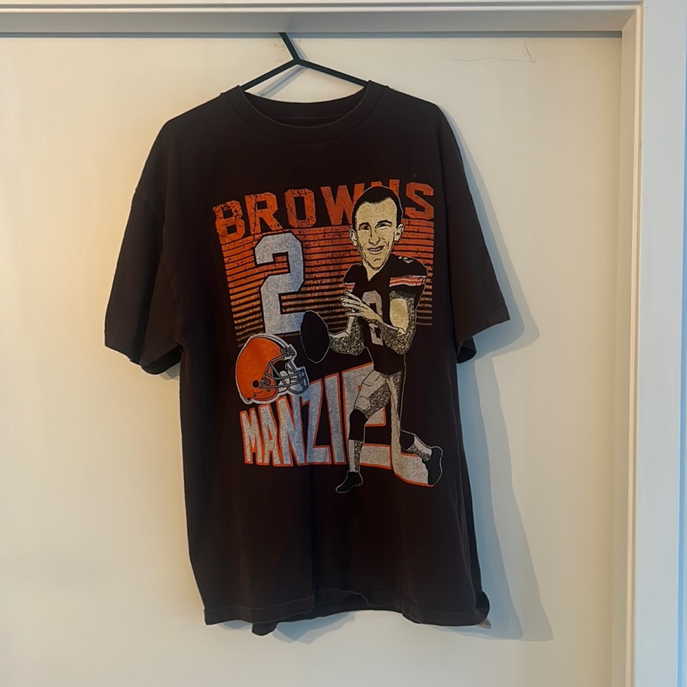 Cleveland Browns Johnny Football Vintage Tee